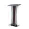 Adiroffice Clear Black Plexiglas Acrylic Floor Standing Desk Slanted Podium Lectern ADI661-02-BLK-MK - alternate 2